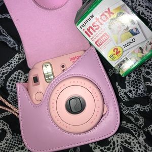 Polaroid with film and case!